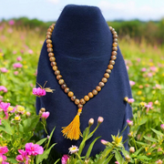 Tiger Eye Mala - Natural Tiger Eye for Confidence & Protection with Lab Certificate - Malawala