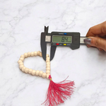 Tulsi Jaap Mala 8MM handcrafted from natural Tulsi wood beads with lab certificate in 27+1 and 108+1 bead variants