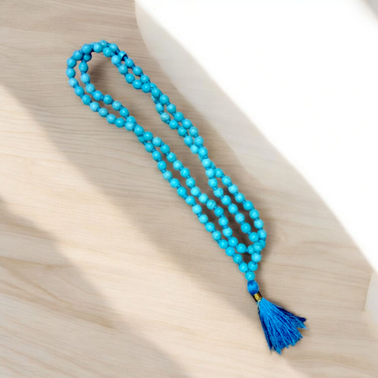 Turquoise Mala 108+1 Beads 6MM Lab Certified | Malawala