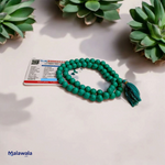 Turquoise Mala 8MM - Natural Turquoise for Healing & Protection with Lab Certificate - Malawala