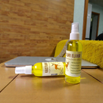 Two bottles of Natural Kasturi Elixir Spray Attar 100ML with elegant spray packaging