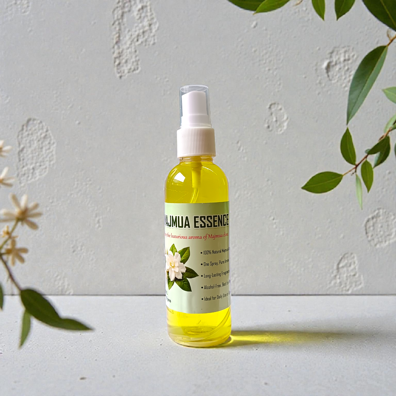 Two bottles of Natural Majmua Essence Spray Attar 100ML with premium spray packaging