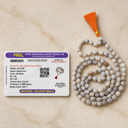 Vaijanti Mala 108+1 Beads Lab Certified | Malawala