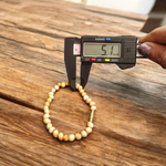 White Gunja Bracelet - Natural Safed Gunja for Purity & Protection with Lab Certificate - Malawala