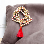 White Gunja Mala - Natural Safed Gunja / Ratti Mala with Lab Certificate - Malawala