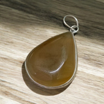 Yellow Agate Pendant | Lab Certified | Peela Hakik Locket