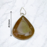 Yellow Agate Pendant | Lab Certified | Peela Hakik Locket