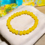Yellow Hakik Bracelet - Natural Yellow Agate for Confidence & Optimism with Lab Certificate - Malawala