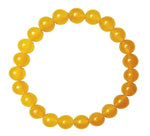 Yellow Hakik Bracelet - Natural Yellow Agate for Confidence & Optimism with Lab Certificate - Malawala