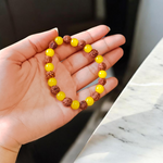 multi beads bracelet 8mm stretchable lab certified healing bracelet for energy balance and protection