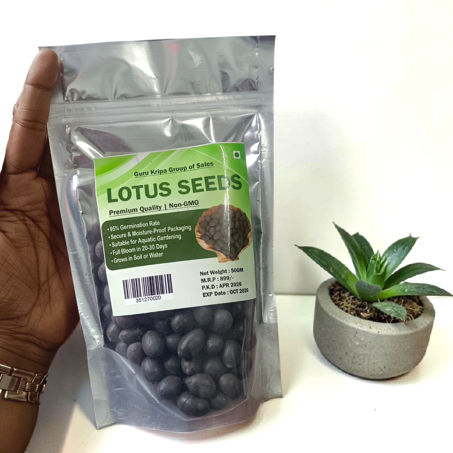 natural lotus seeds kamalgatta mala for lakshmi puja wealth prosperity spiritual beads