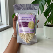 white gunja seeds safed chirmi for tantra puja wealth attraction spiritual beads vastu remedy